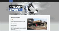 Desktop Screenshot of freddysport.be