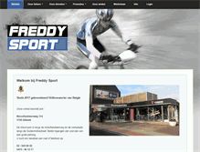 Tablet Screenshot of freddysport.be